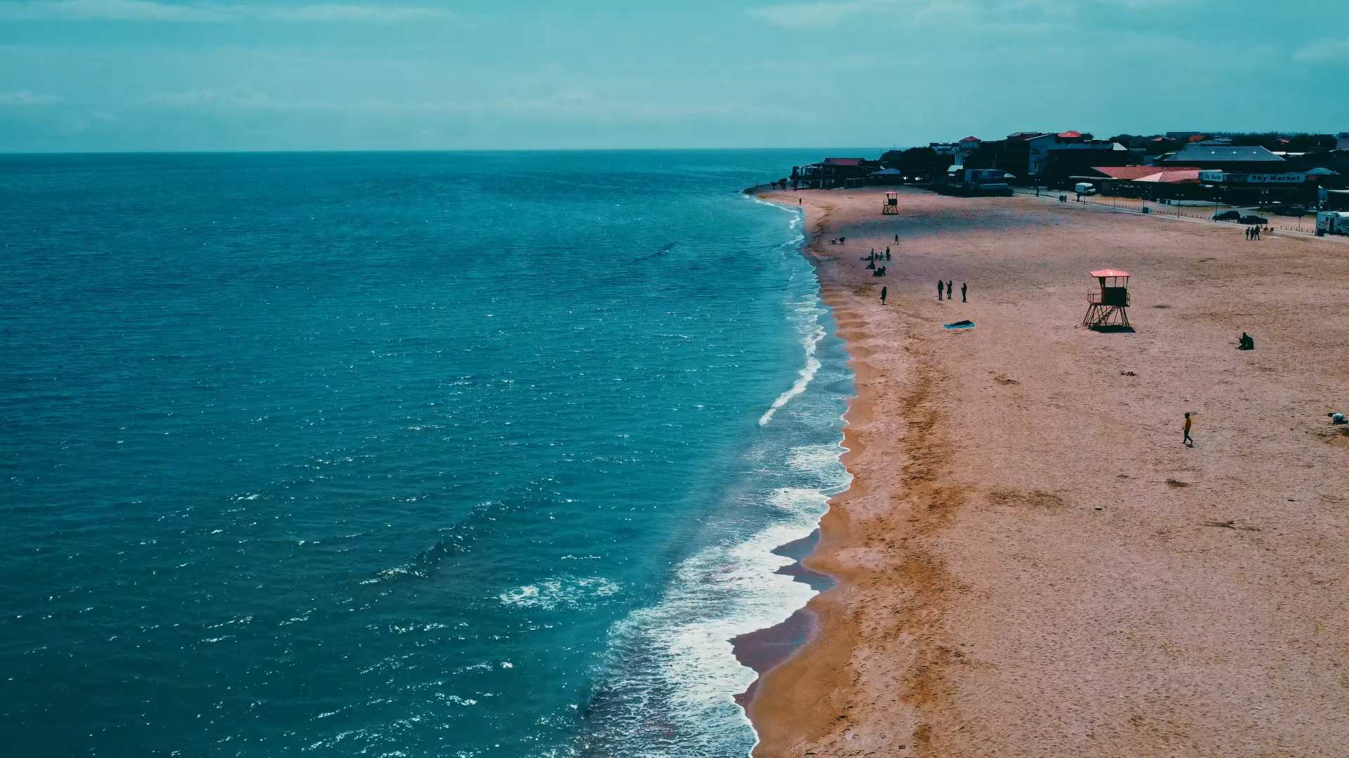 The Black Sea coast at Vama Veche