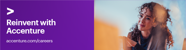 Reinvent with Accenture. Careers.