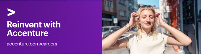 Reinvent with Accenture. Careers.